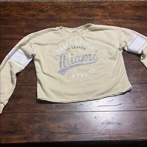 H&M Light Cream Knit Top